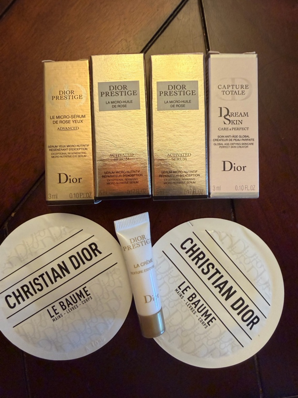 Dior Prestige Skincare bundle of 7 Set - travel size